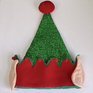 Elf ear hat sparkle tinsel Christmas